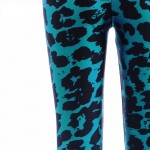Green Leopard Women's Leggings Printed Yoga Pants Workout